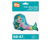 Foil balloon Mermaid Holo 66 cm