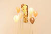 Foil balloon Number 1 - Giraffe, 90cm