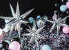 Foil balloon Star 3D, 70cm, silver