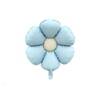 Foil balloon blue flower 47,5cm x 59,5cm