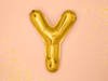 Foil balloon letter Y 35cm, gold