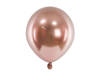 Glossy balloons, Rose gold chrome, 12 cm, 50 pcs.