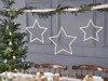 Hangings Star, natural wood, 3 pcs.