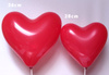 Latex Balloons Hearts Pastel red 36cm, 50 pcs