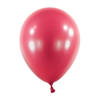 Latex balloons Decorator Metallic burgundy 12cm, 100 pcs