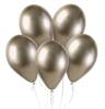 Latex balloons, gold champagne, chrome, shiny, 33 cm, 50 pcs.