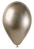 Latex balloons, gold champagne, chrome, shiny, 33 cm, 50 pcs.