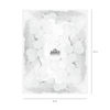 Paper confetti for balloons - white, 500g