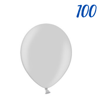Strong balloons, Metallic Silver Snow, 12cm, 100 pcs.