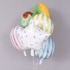 The foil balloon - star Sweet cupcakes 46 cm