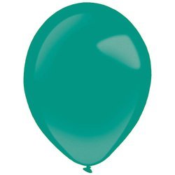 Latexballons Metallic Turquoise / Green Decorator 35cm, 50 Stück