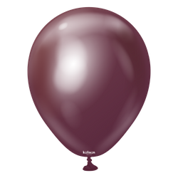 Latexballons Mirror Burgundy 13 cm, 100 Stück.