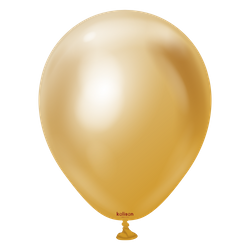 Latexballons Mirror Gold, 13 cm, 100 Stück.