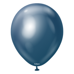 Latexballons Mirror Navy, 13 cm, 100 Stück.