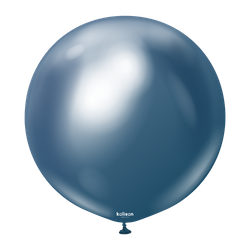 Latexballons Mirror Navy, 45 cm, 1 Stück.