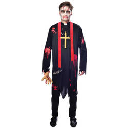 Outfit, Kostüm Zombie Verkleidung Priester L