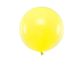 Runder Ballon, Pastel Lemon Zest, 60 cm, 1 stk