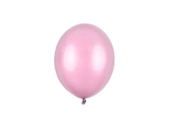 Strong Ballons, kleine Latexballons, metallisches Rosa, 12cm, 100 Stk.