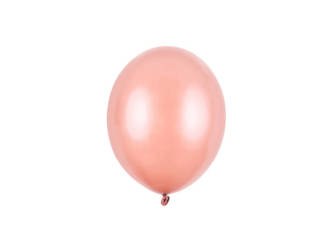 Strong Ballons, kleine Latexballons, metallisches Rose Gold, 12cm, 100 Stk.