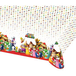 Tischdecke Super Mario Plastik, 180 x 120 cm