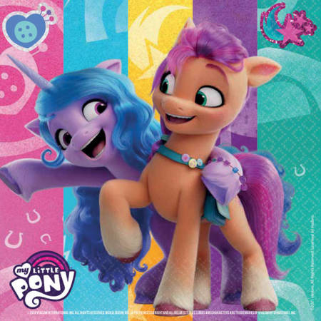 16 Servietten My Little Pony 33 cm