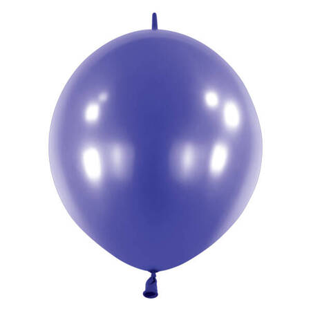 Ballons Latex E-link, Dunkelblau, Decorator Metallic E-Link Navy Flag Blue, 15 cm, 100 Stück