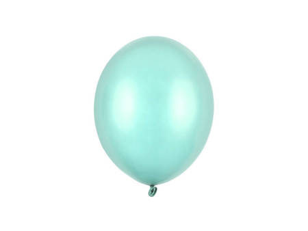 Ballons, Minzgrün, Metallic Mint Green, 30 cm, 10 Stk.