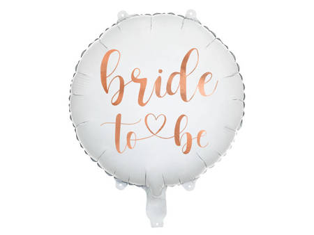 Bride to be Folienballon, Roségold 45 cm