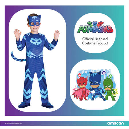 Kleid, Kostüm Verkleidung Pidżamersi PJ Masks Catboy Kotboy 3-4 Jahre