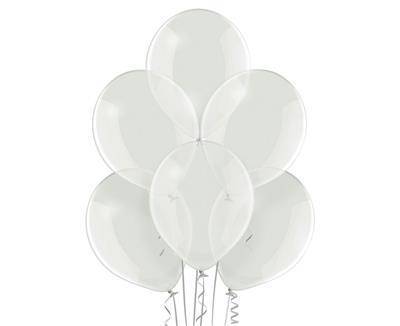 Latexballons B105 transparent transparent 30cm, 100 Stk