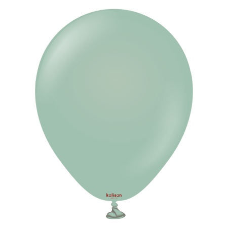 Latexballons Kalisan Retro Winter Green, 30 cm, 100 Stk.