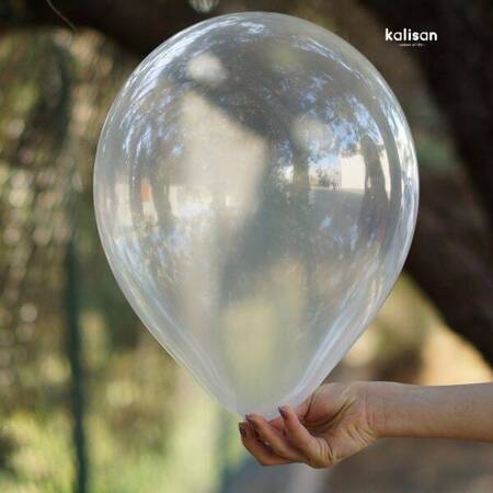 Latexballons Kalisan Transparent, 30 cm, 100 Stück.