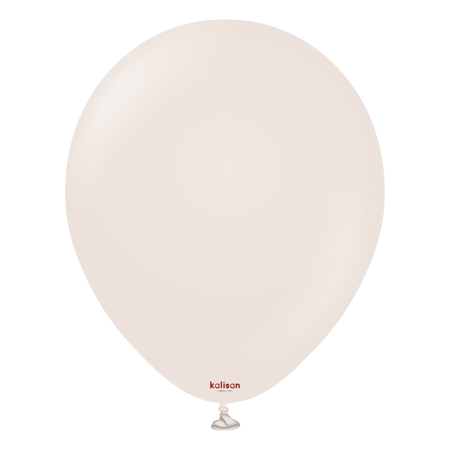 Latexballons Kalisan White Sand, Creme 30 cm, 100 Stk.