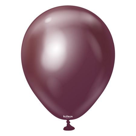 Latexballons Mirror Burgundy 13 cm, 100 Stück.