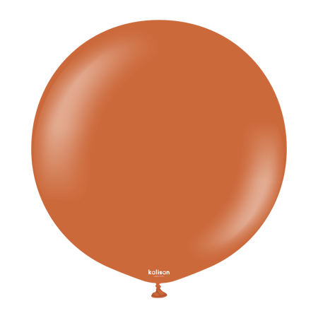Latexballons Retro Rust Orange, 45 cm, 1 Stück.
