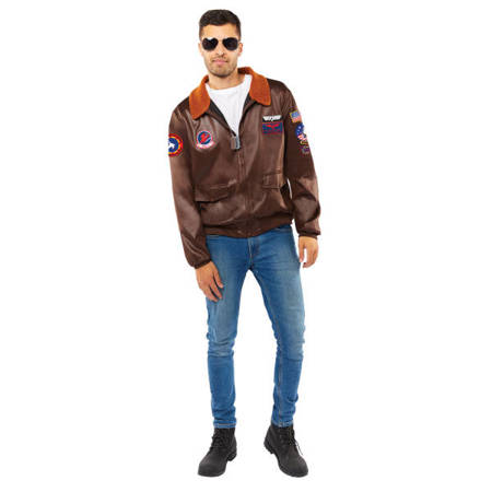 Outfit, Kostüm Verkleidung Top Gun Jacke Größe S