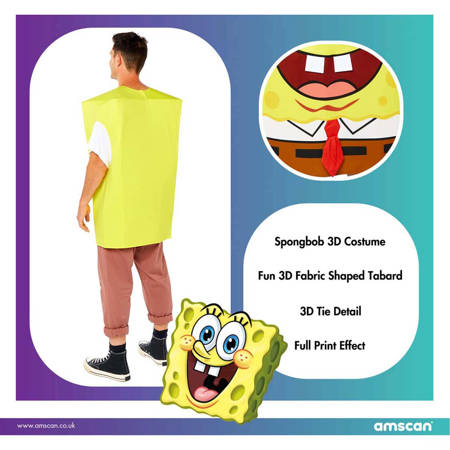 Outfit, Kostüm verkleiden SpongeBob Männliche Größe S-M