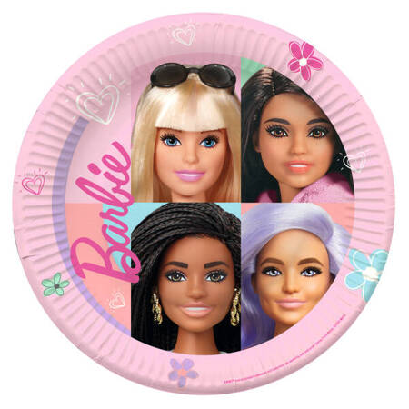 Pappteller Barbie, Barbie Sweet Life, 23cm, 8 Stk.