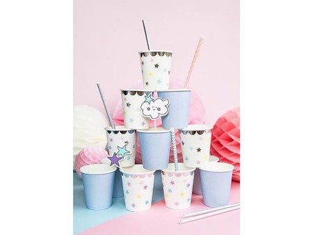 Unicorn-Cups, Pastell, 180 ml (1/6 Stück)