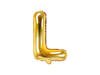 Folienballon-Buchstabe L 35cm, Gold