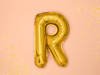 Folienballon Buchstabe R 35cm, Gold