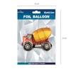 Folienballon Kipper LKW, 86 x 73cm