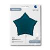 Folienballon - Satin Petrol Blue Star 46 cm, Grabo