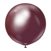 Latexballons Mirror Burgundy, 45 cm, 1 Stück.