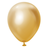 Latexballons Mirror Gold, 13 cm, 100 Stück.