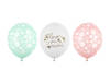 Love you mom Latexballons Muttertag, Blumen 30 cm, 50Stk