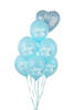 Mom to be Latexballons, pastellblau 30 cm, 6 Stk