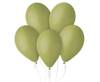 Pastell Latexballons Olive 98, 33cm, 50 Stk.