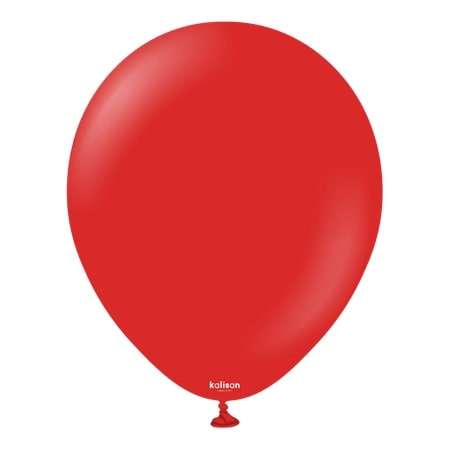 Latexballons Kalisan Red, Rot 25 cm, 1 Stk.