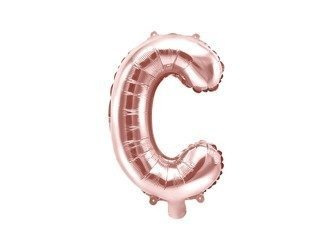 Foil balloon Letter C, 35cm, Rose Gold rose gold